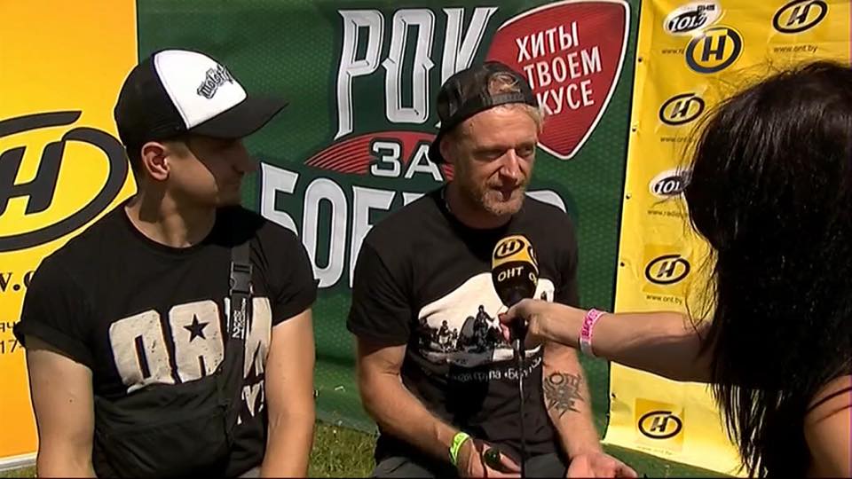 АНТ замазаў БЧБ-сцяг на майцы лідара  “Дай Дарогу!” Юрыя Стыльскага