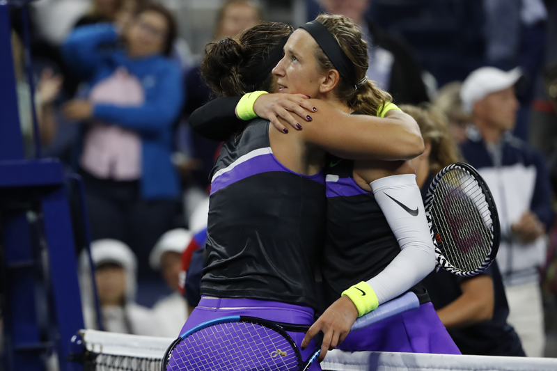 Арына Сабаленка выйграла ў Вікторыі Азаранка на US Open