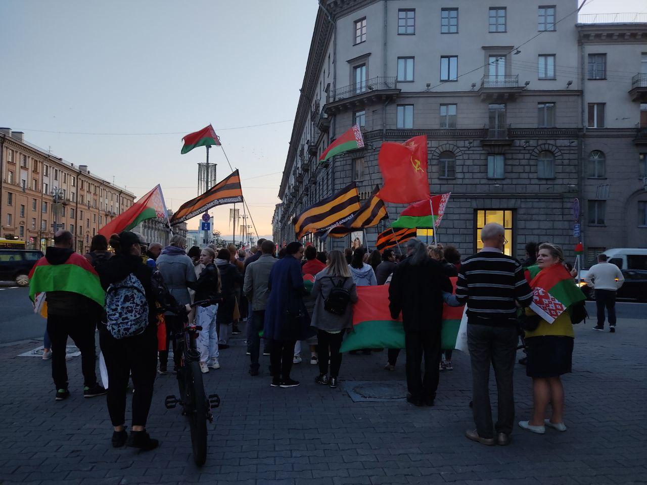 Удзельнік мітынгу за Лукашэнку ў Мінску — расіянін, які нападаў на Навальнага