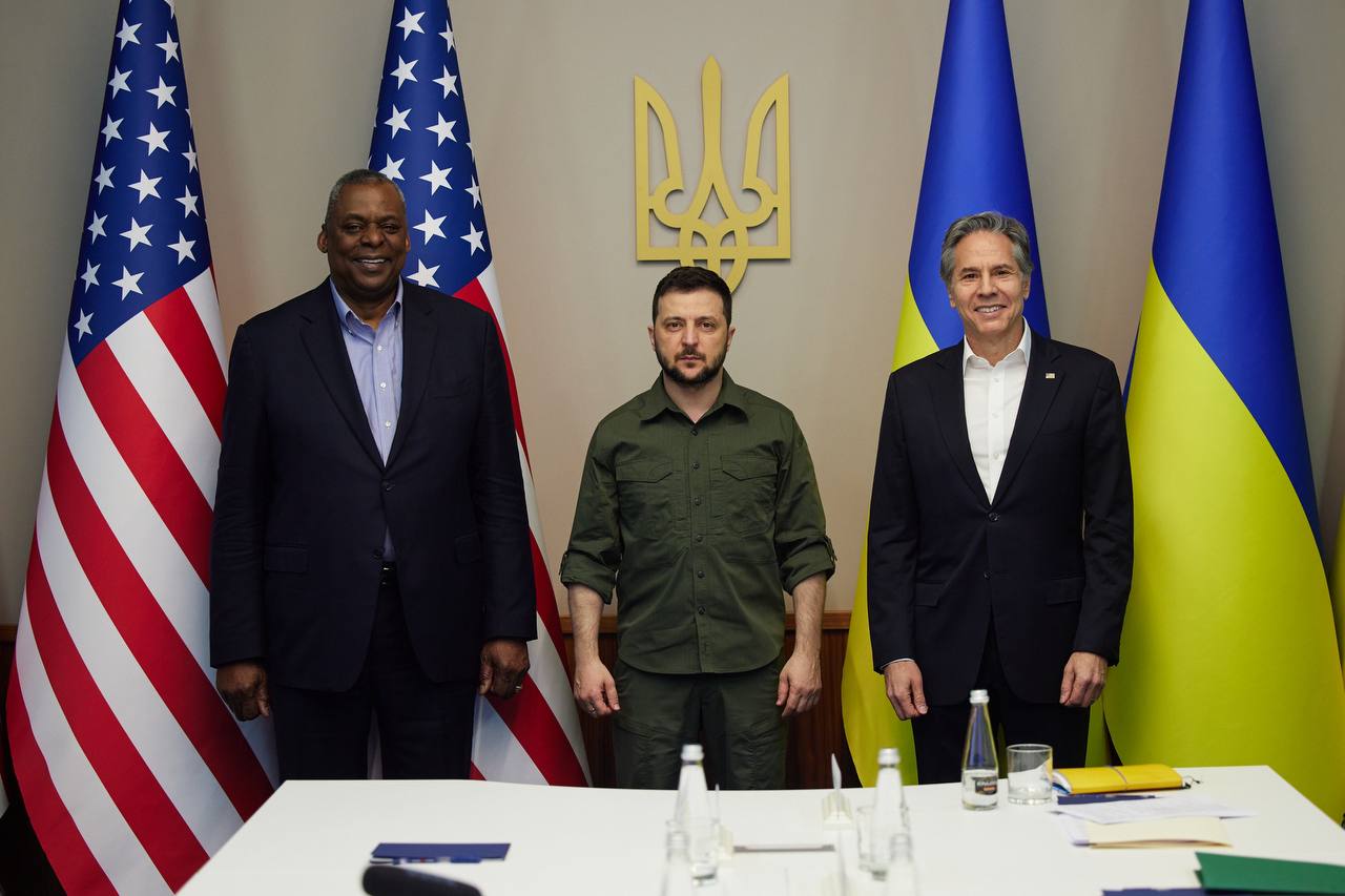 Кіраўнікі Дзярждэпартамента ЗША і Пентагона ў Кіеве сустракаліся з Зяленскім