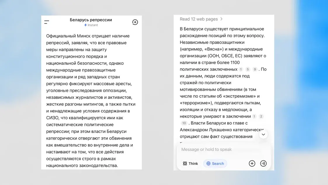 Дипсик чат в Беларуси