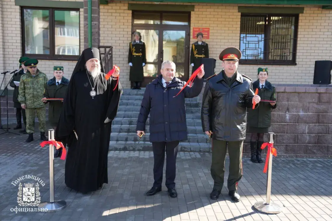 Каля мяжы з Украінай адкрылі памежную заставу "Сямёнаўка"