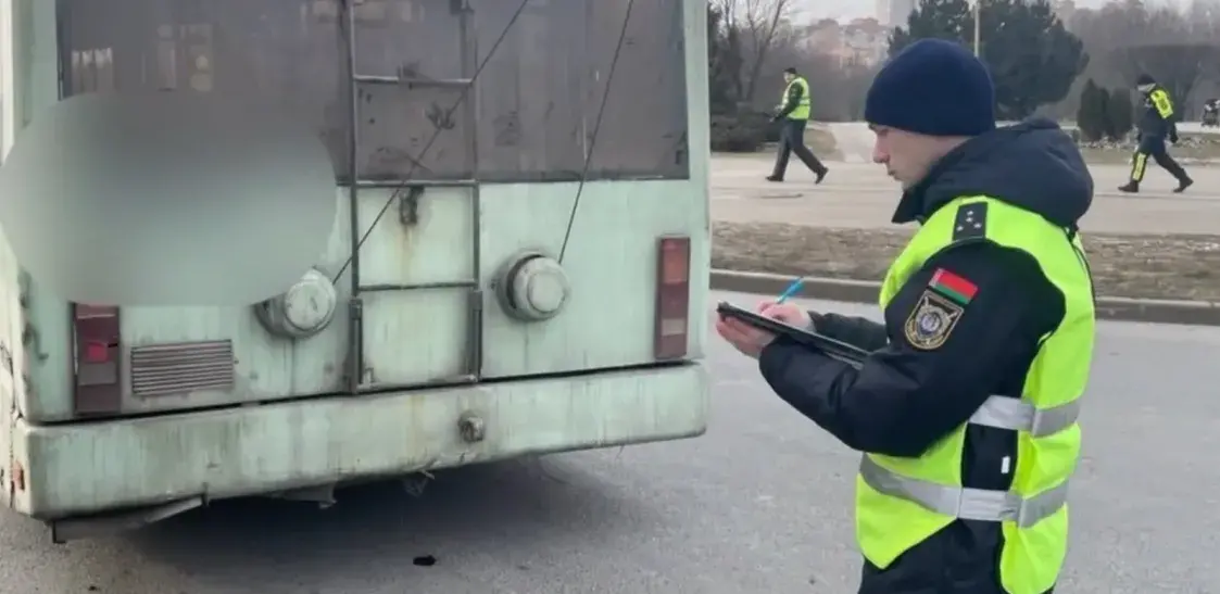 У Мінску тралейбус збіў двух дарожных рабочых