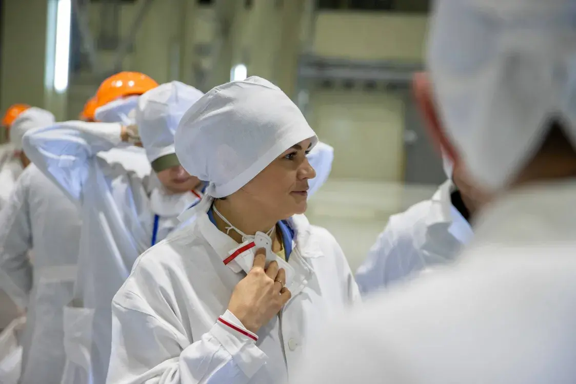 Ціханоўская наведала Чарнобыльскую АЭС 