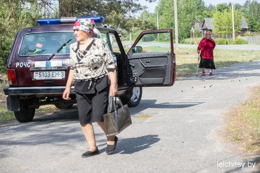 Эвакуацыйныя вучэнні правялі ў вёсцы на мяжы з Украінай 