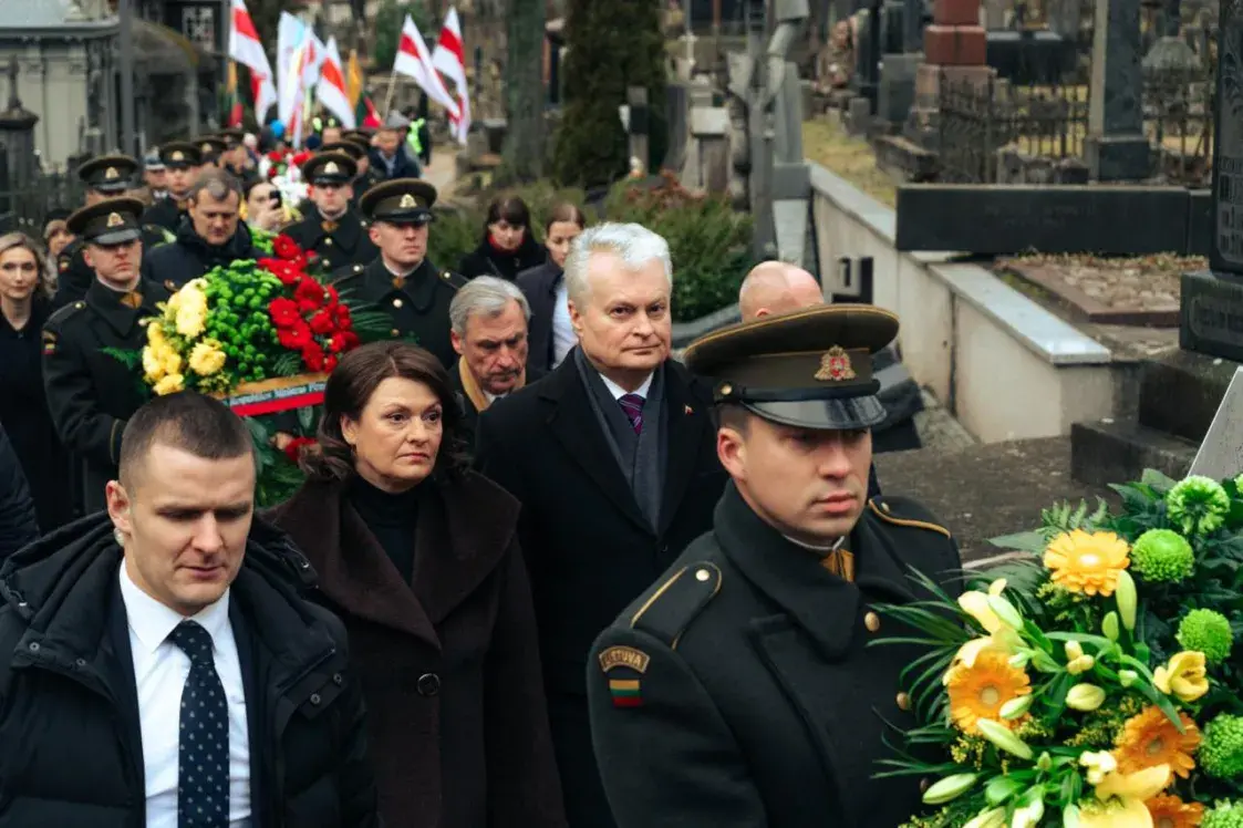 Святлана Ціханоўская ўшанавала магілы ўдзельнікаў паўстання Кастуся Каліноўскага