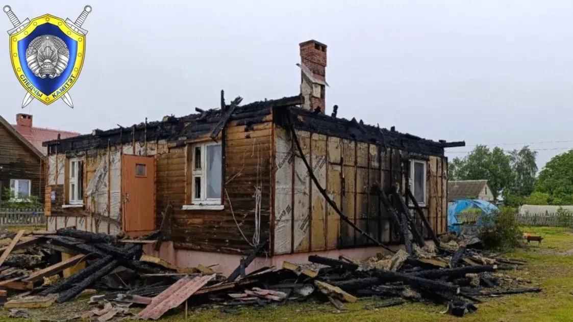 У пажары на Шклоўшчыне жанчына выратавала свайго ўнука, але сама загінула
