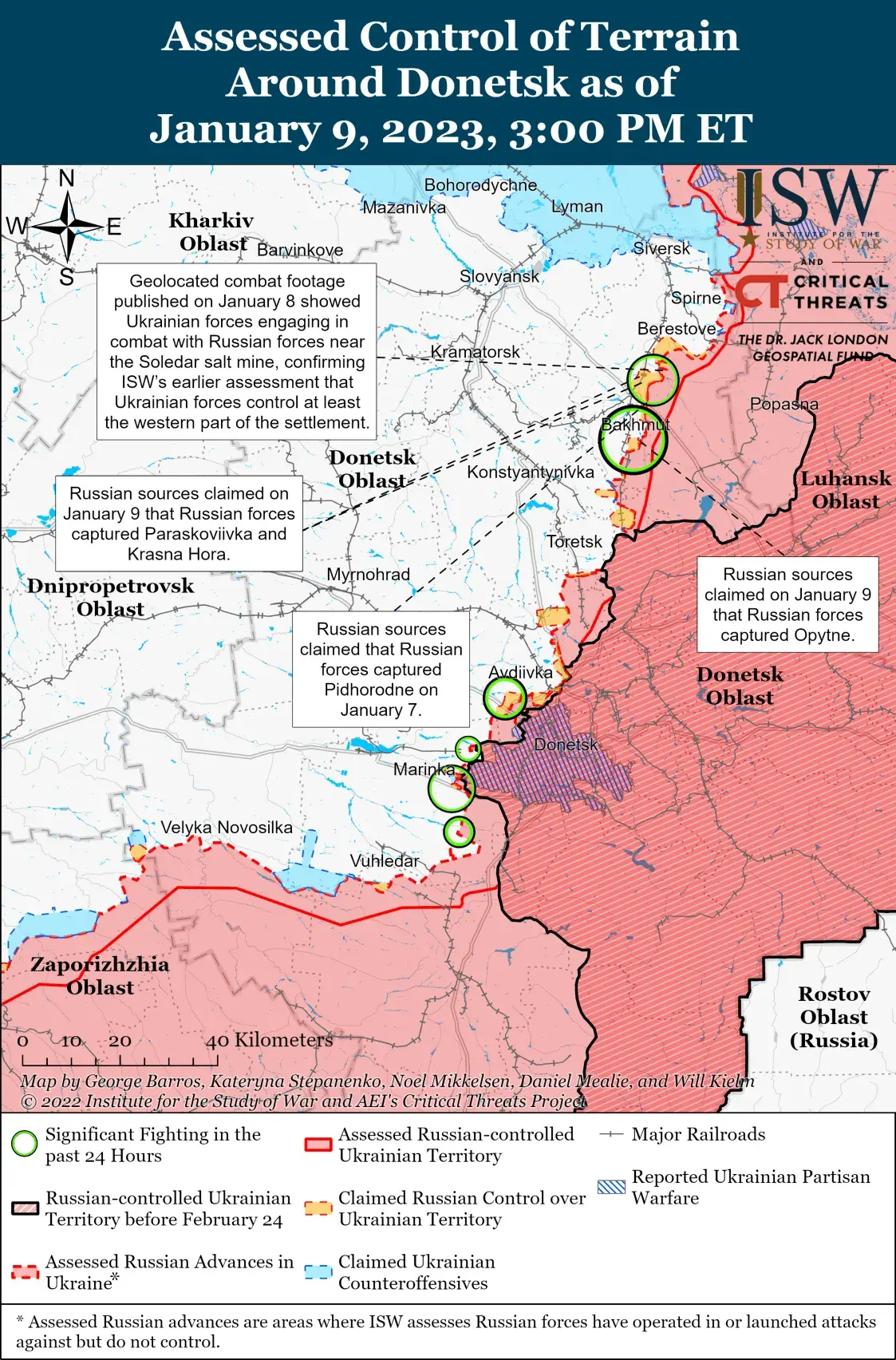 Бои в центре Соледара и новая военная помощь Украине от США — 321-е утро войны