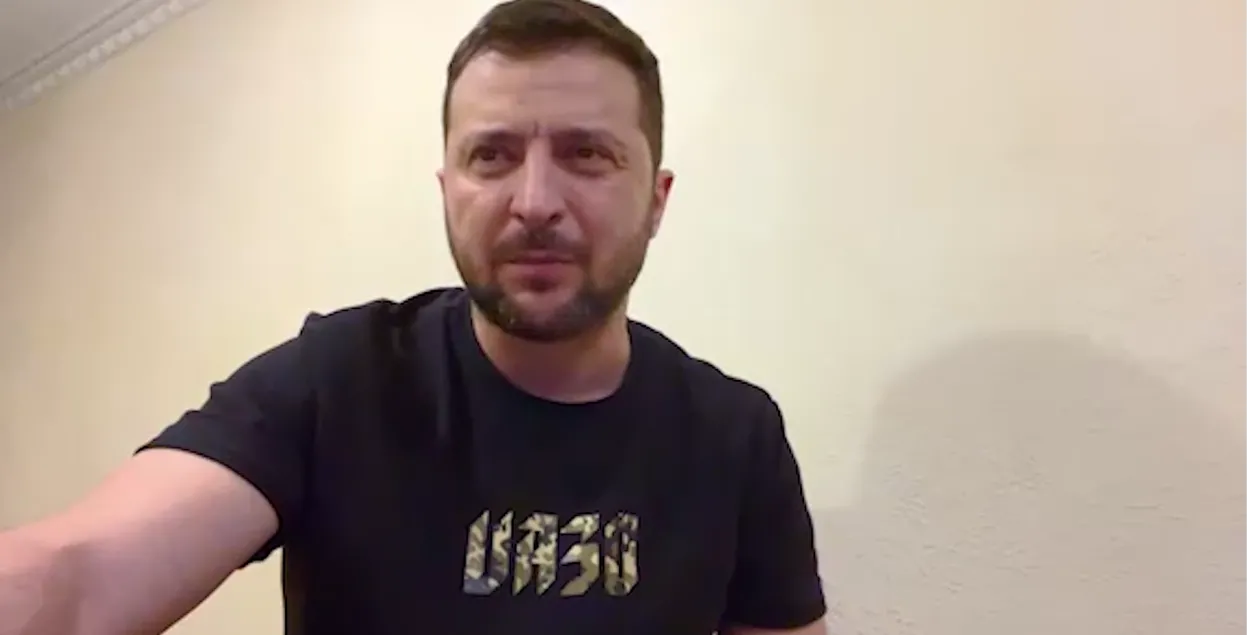 Начны зварот Уладзіміра Зяленскага
