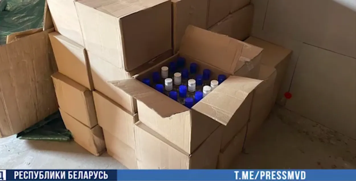 Склад с алкоголем в Мозыре / t.me/pressmvd
