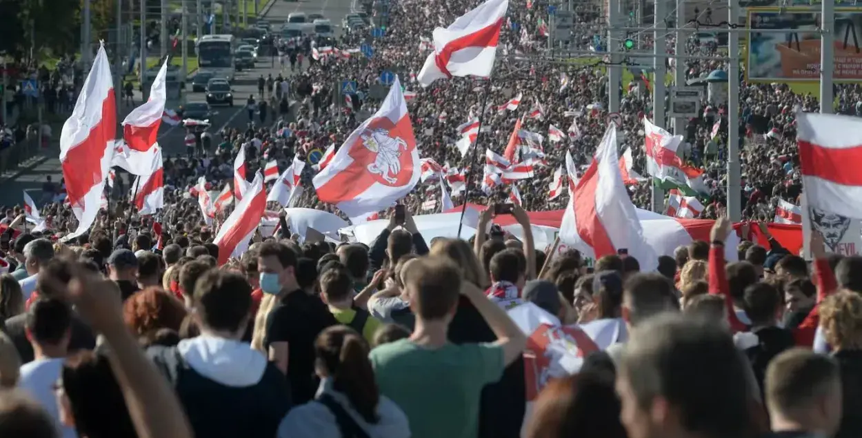 Протесты в Минске, 2020 год / EPA
