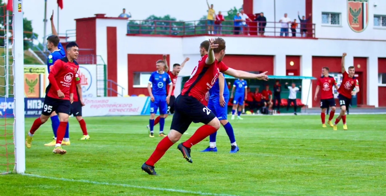 "Славия" — "Нафтан" / vk.com/fcslaviaby
