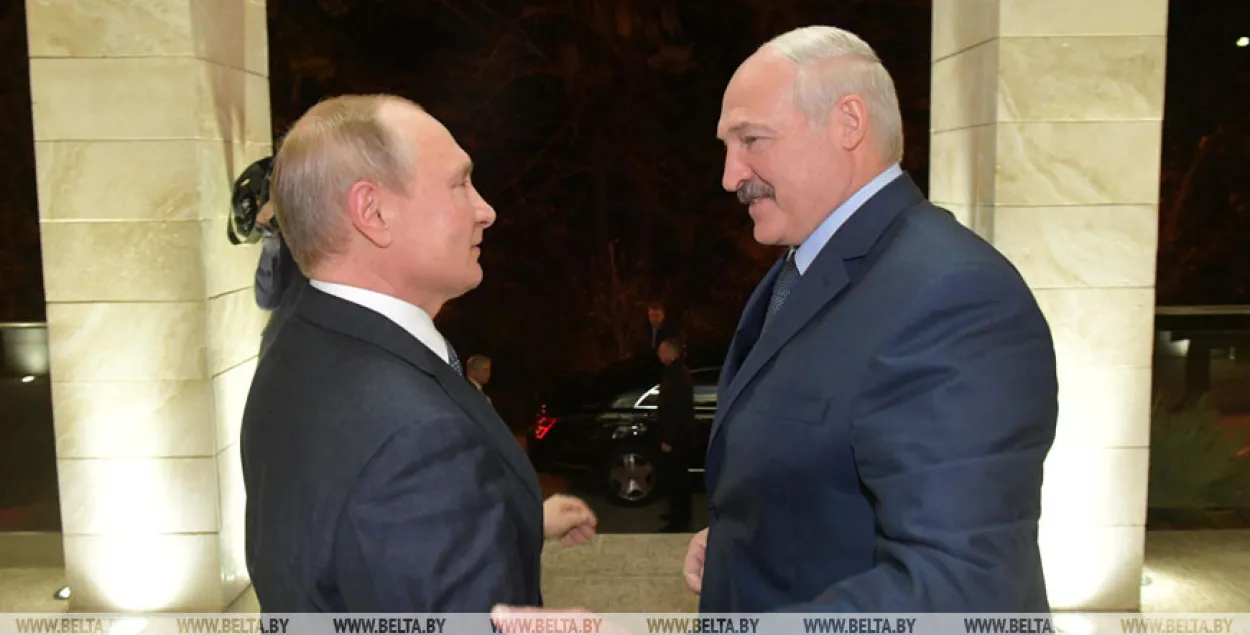 Владимир Путин и Александр Лукашенко / Из архива БЕЛТА