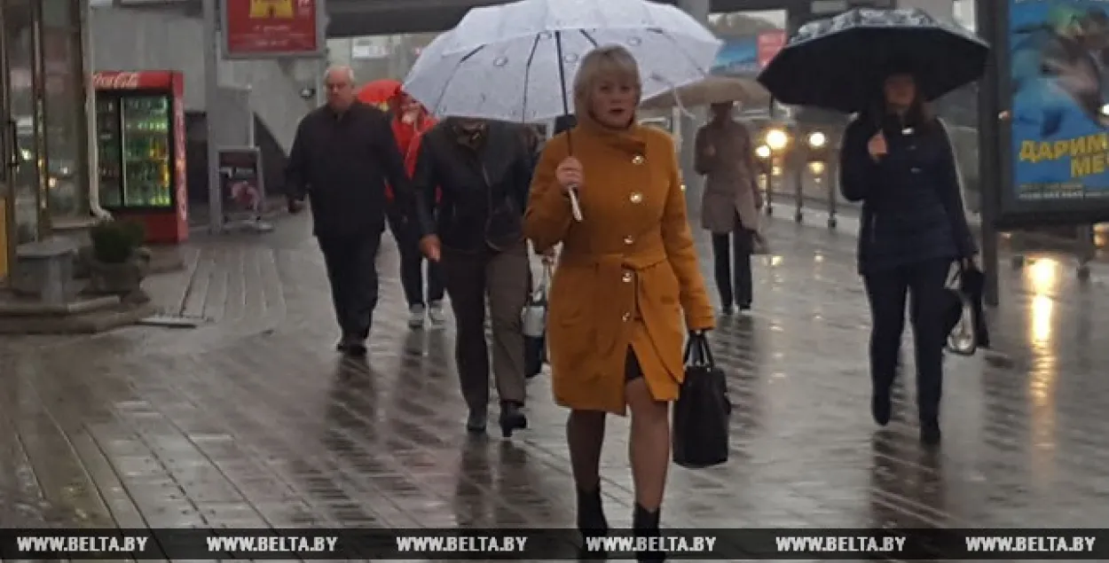 У нядзелю і панядзелак у Беларусі чакаюцца парывісты вецер і моцныя дажджы