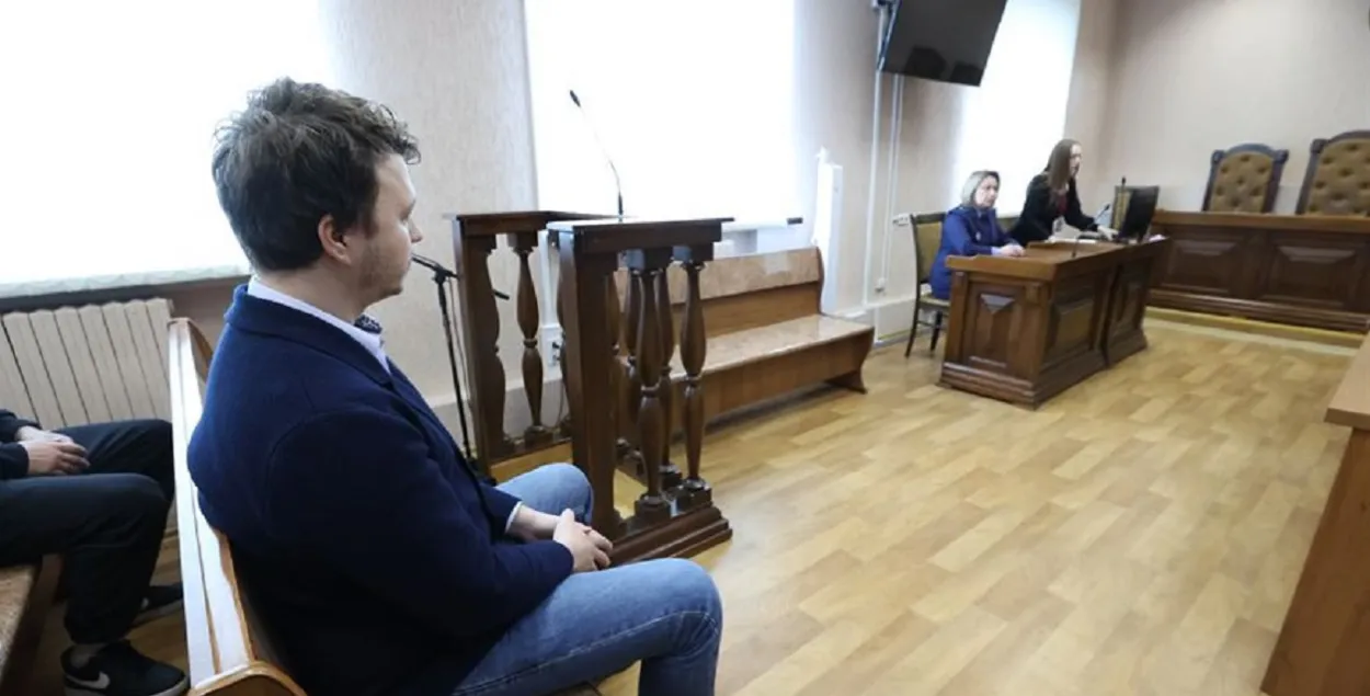 Роман Протасевич в суде / БЕЛТА
