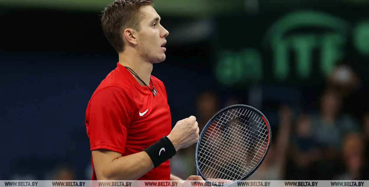 На Australian Open Ягор Герасімаў перамог 28-ю ракетку свету