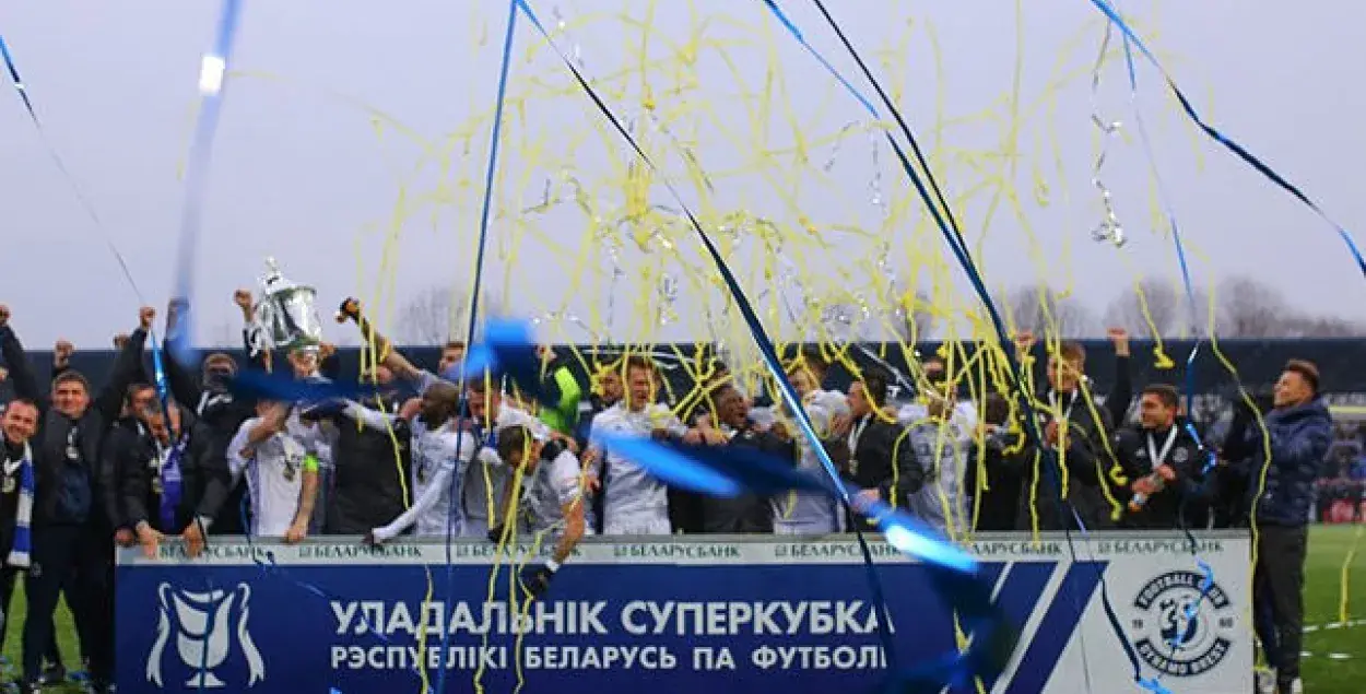 В 2018-м брестские "динамовцы" праздновали победу / ФК "Динамо-Брест"