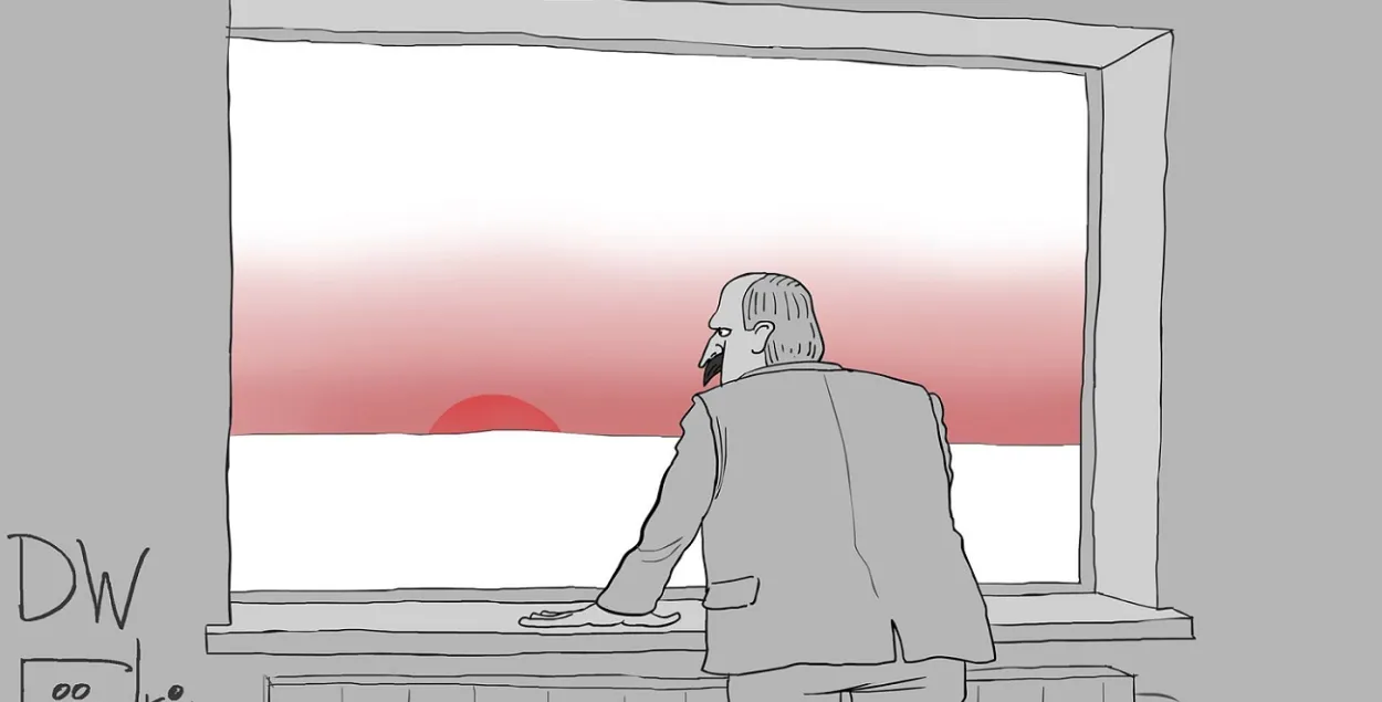 Александр Лукашенко / Карикатура dw.com
