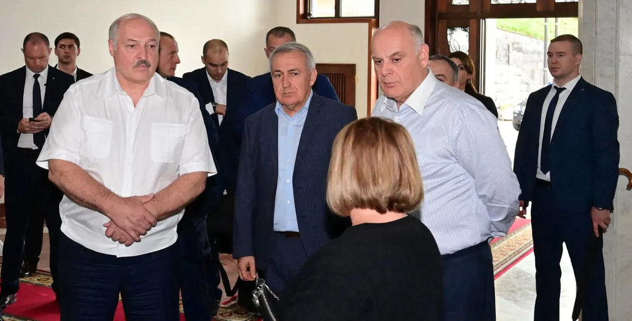 Аляксандр Лукашэнка ў Абхазіі / president.gov.by

