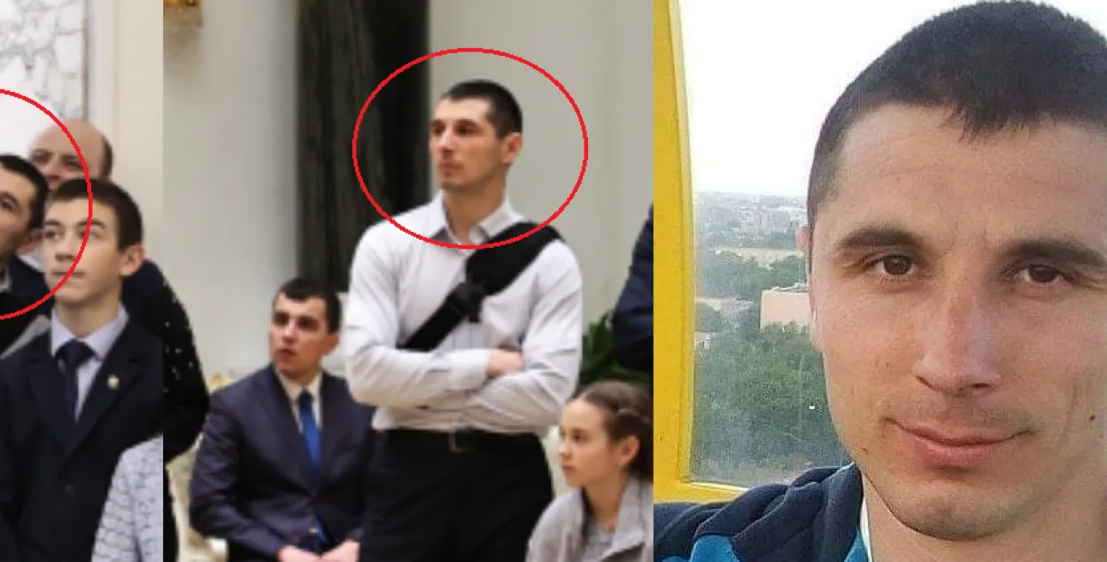 Ex-Berkut fighter Sergei Kiminchyzhi was among the Minsk riot policemen who visited Lukashenka's residence.