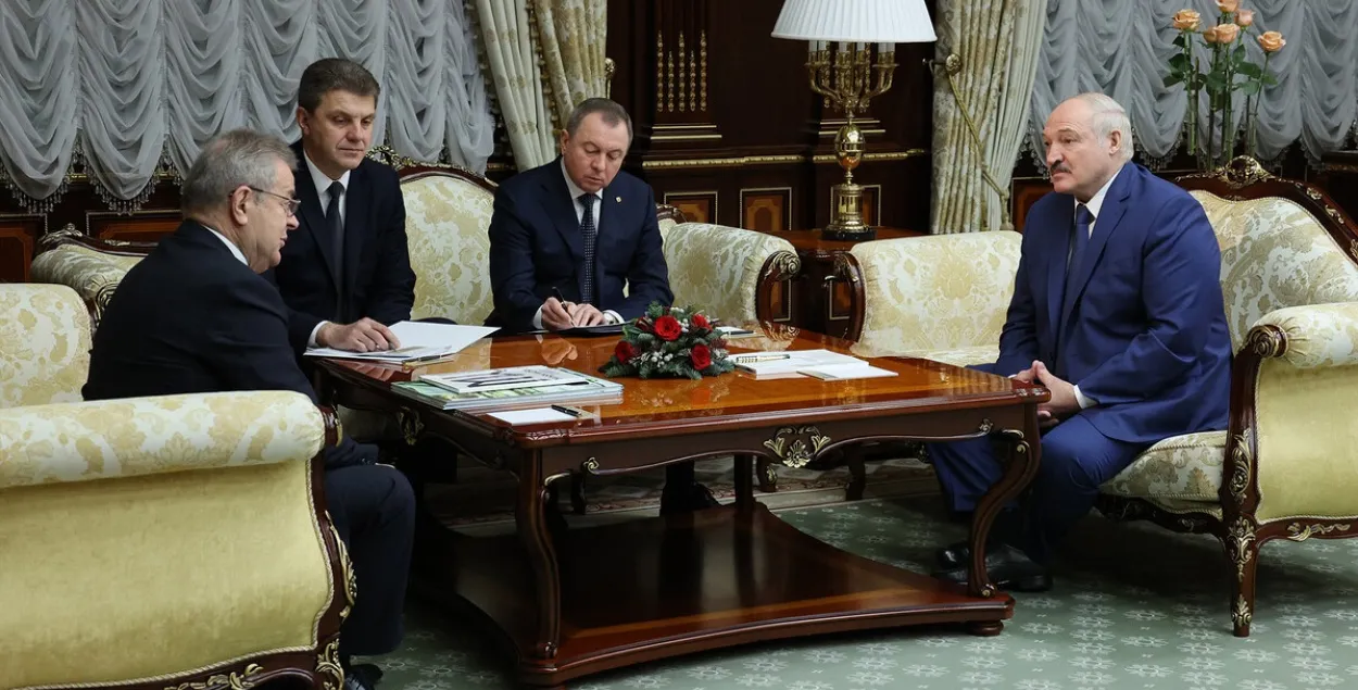 Dragomir Karic at a meeting with Lukashenka / president.gov.by
