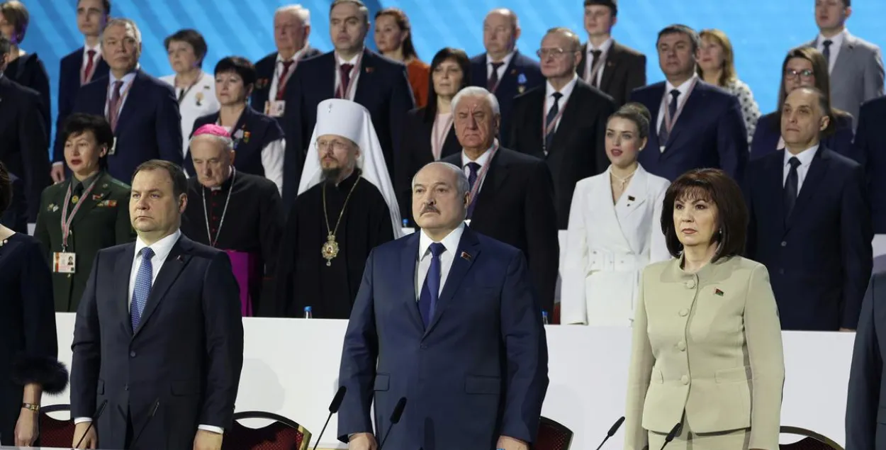 "Гаворка ідзе пра спробу замяніць выбаршчыкаў — грамадзян краіны — на вось гэты УНС" / БЕЛТА

