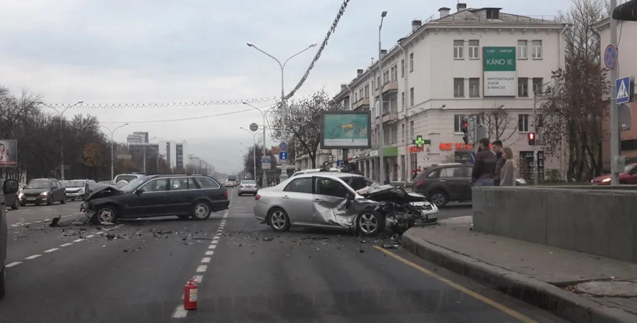 Место ДТП / Фото со страницы Татьяны Ревяко в Facebook