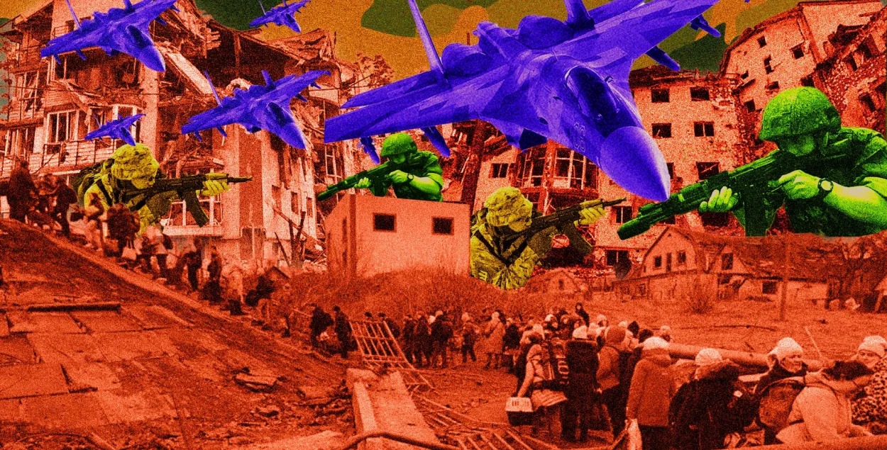 "Ірпень &mdash; прыгожы горад. Быў" / калаж Улада Рубанава, Еўрарадыё