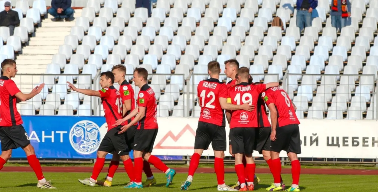 Футбалісты "Славіі" / vk.com/fcslaviaby
