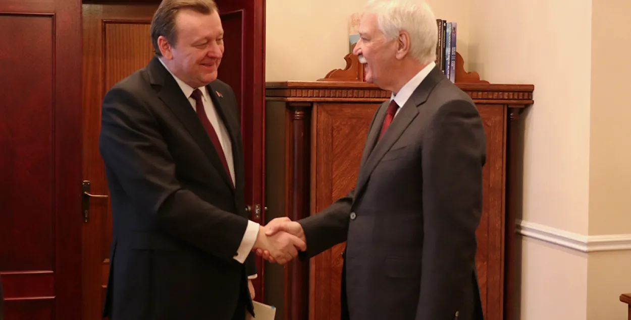 Сяргей Алейнік і Барыс Грызлоў
