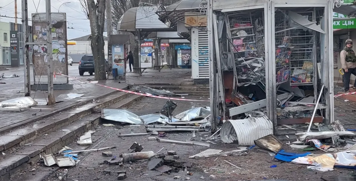 Остановка после обстрела / https://www.facebook.com/OperationalCommandSouth/
