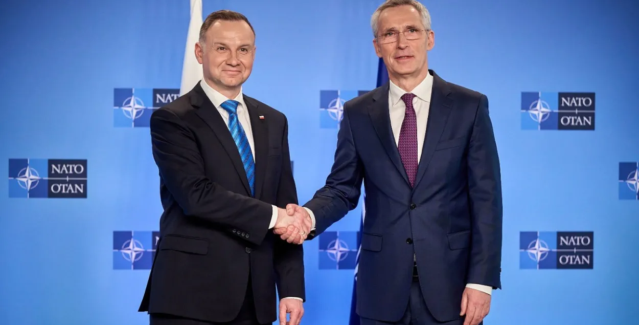 Анджэй Дуда і Енс Столтэнберг / twitter.com/jensstoltenberg
