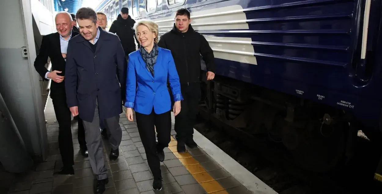 Урсула фон дэр Ляен у Кіеве / https://twitter.com/vonderleyen
