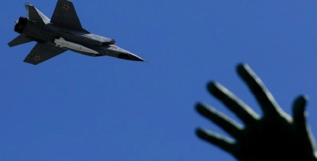 Знішчальнік МіГ-31К з гіпергукавой балістычнай ракетай “Кінжал” / gettyimages.com
