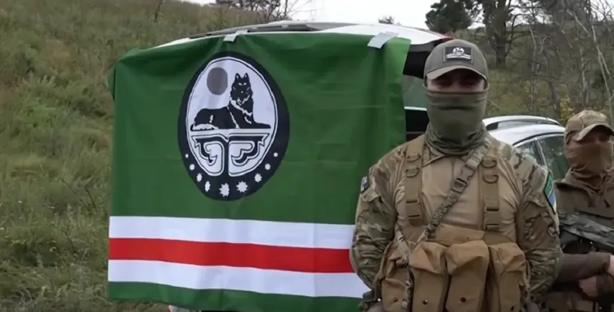 Чеченские добровольцы воюют за Украину / obozrevatel.com
