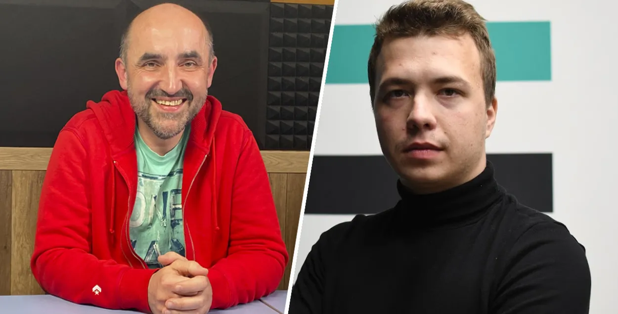 Аляксандр Кныровіч і Раман Пратасевіч / Еўрарадыё
