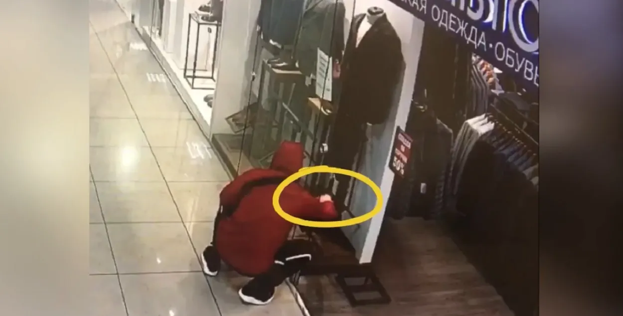 Злачынства трапіла на відэа / t.me/police_minsk
