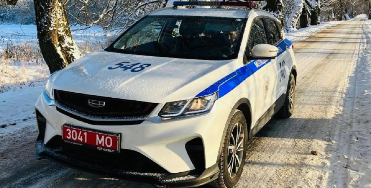 Міліцыя чакала экскурсію ў Грозаве / Ілюстрацыйнае фота t.me/minobl_uvd
