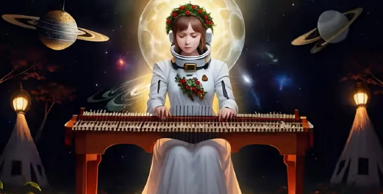 "Купалiнка-купалiнка, цёмная ночка..." / Скрыншот з відэа
