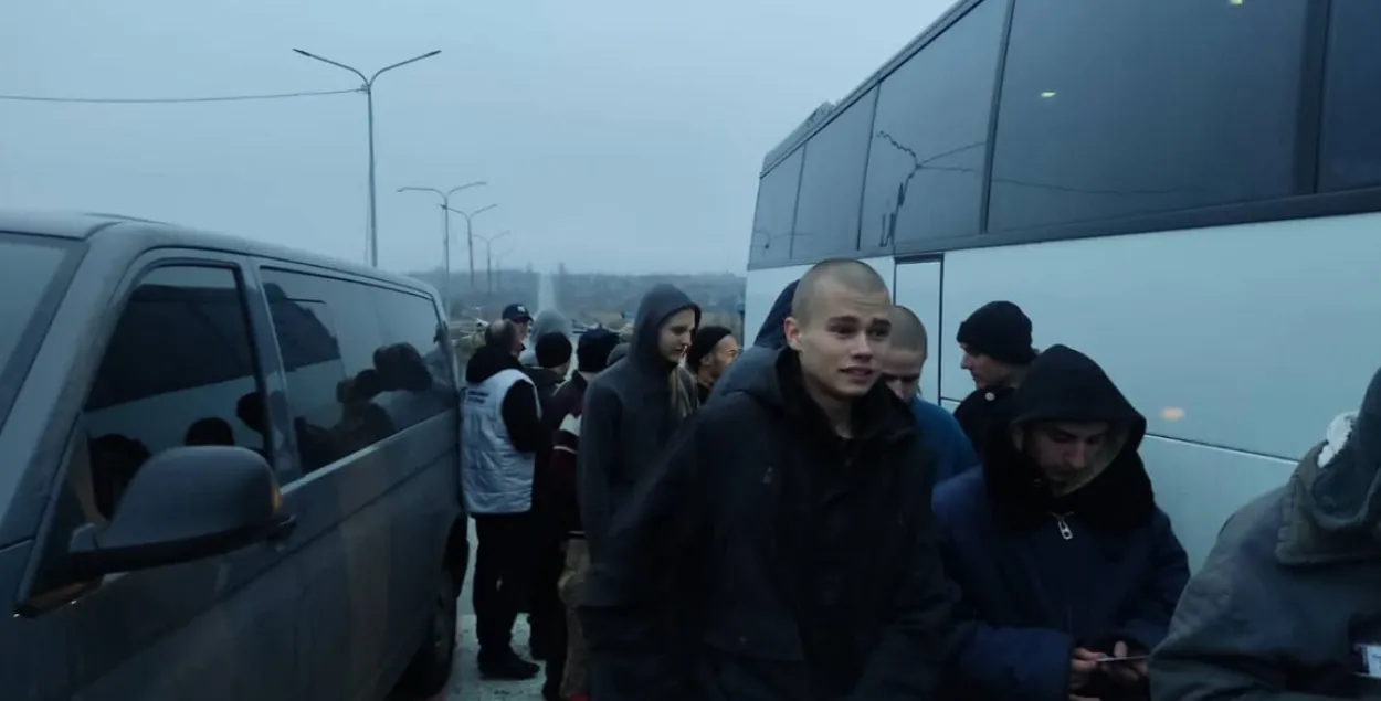 Падчас абмену / t.me/ermaka2022
