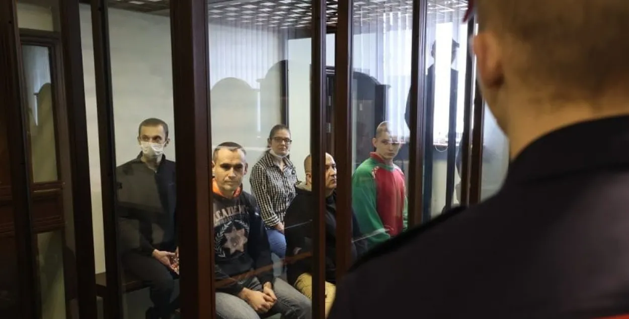 В суде по делу "Отрядов гражданской самообороны" / БЕЛТА
