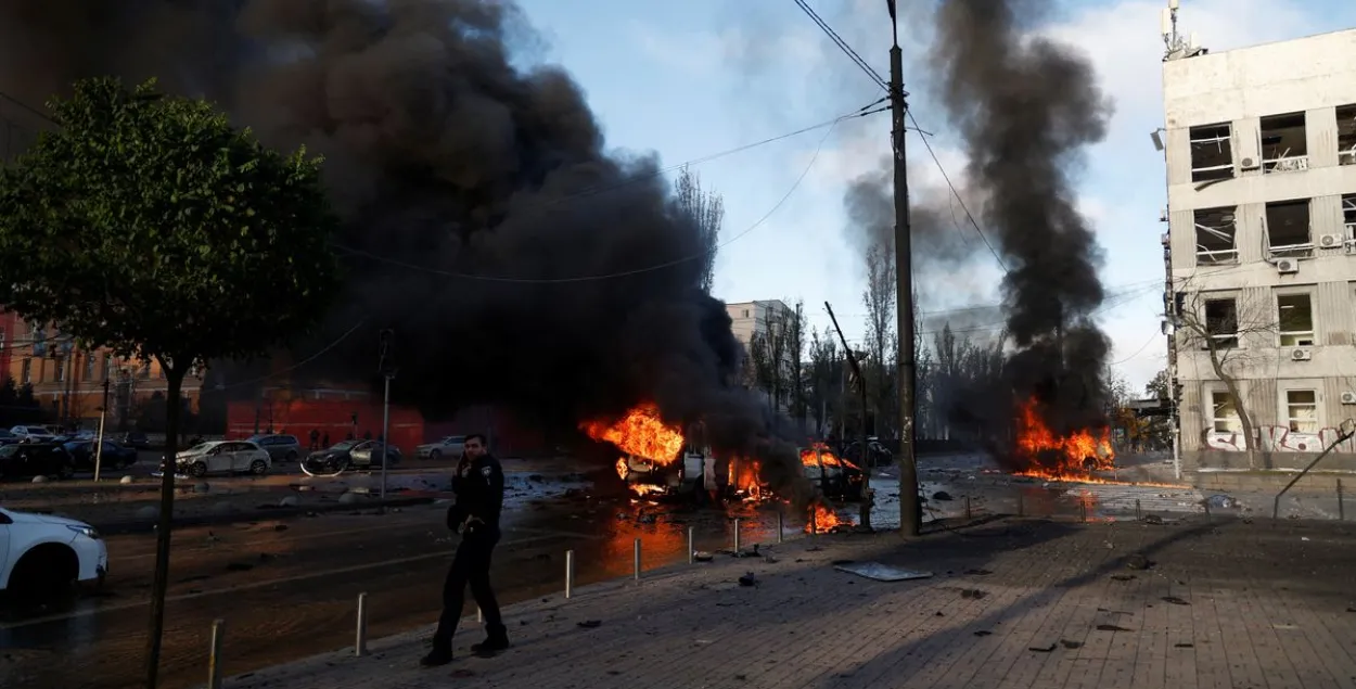 Кіеў, 10 кастрычніка 2022-га / reuters.com
