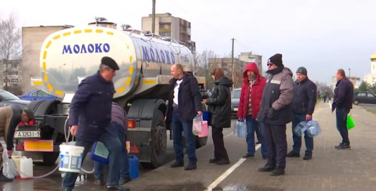 Нядаўна некалькі дзён без вады былі жыхары Пружанаў / ctv.by
