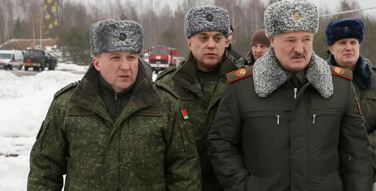 Аляксандр Лукашэнка і яго сілавікі / БЕЛТА
