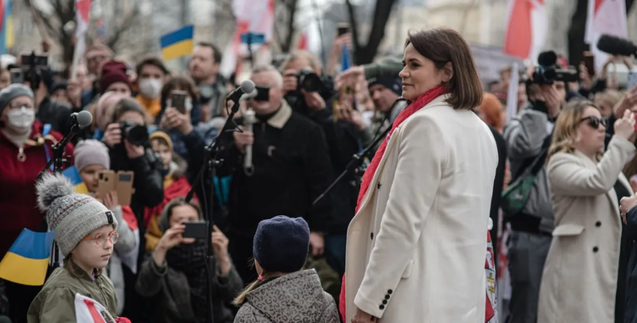 Плануюцца акцыі ў шматлікіх краінах свету / t.me/tsikhanouskaya/
