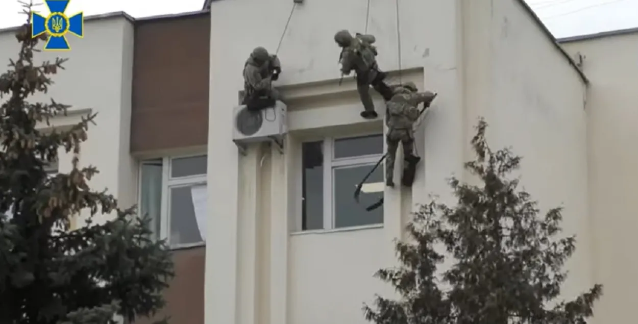 Байцы СБУ падчас вучэнняў / https://www.facebook.com/SecurSerUkraine/
