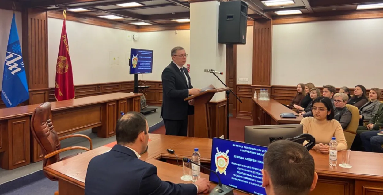 Андрэй Швед расказвае пра генацыд / t.me/prokuraturabelarus/
