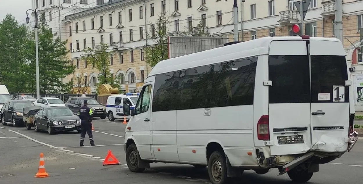 На месте аварии / vk.com/vitebsk__jai
