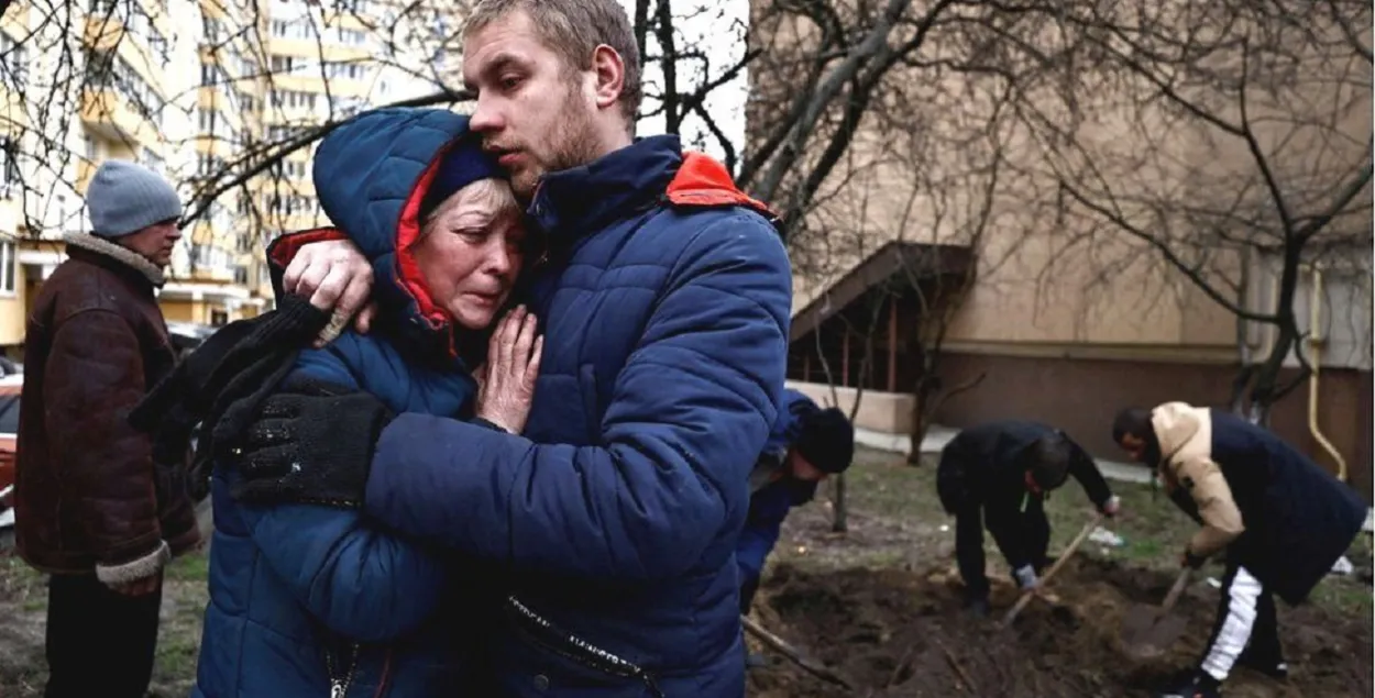 У Бучы пасля вызвалення / Reuters

