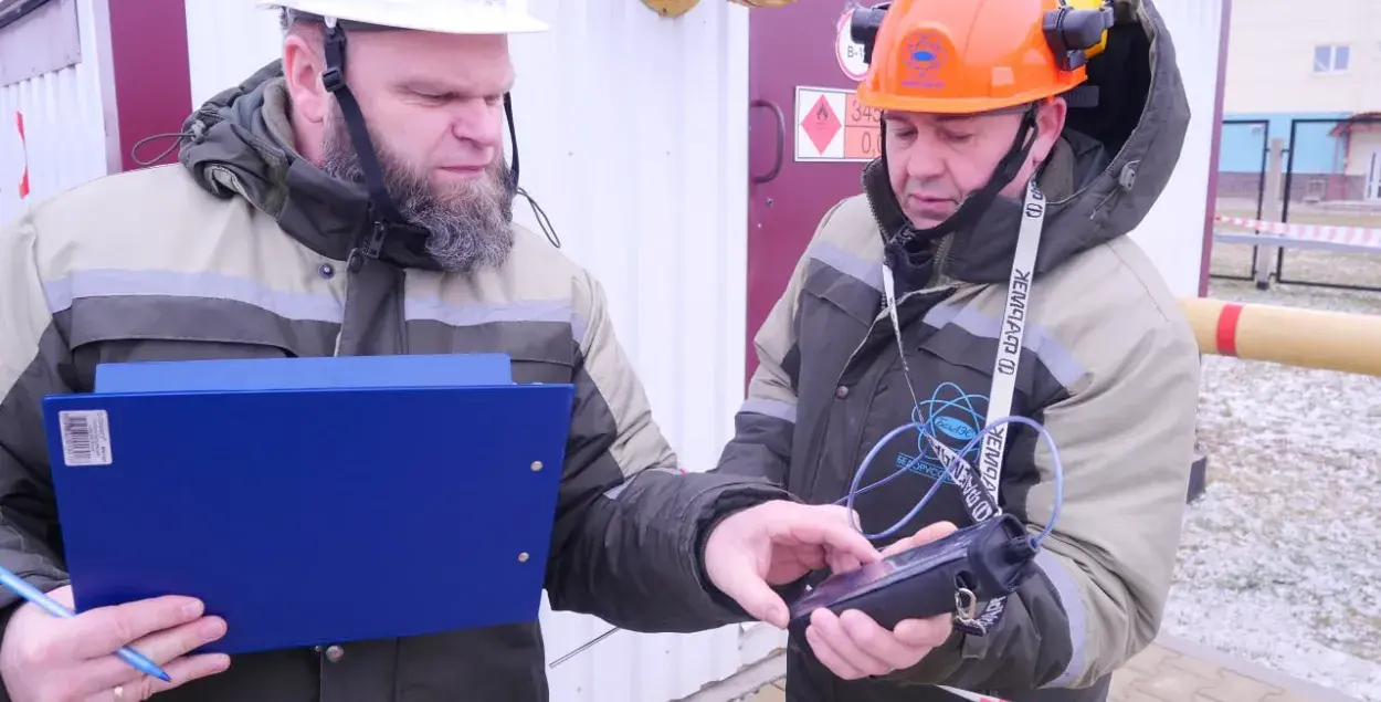 Падчас трэніроўкі на БелАЭС / t.me/belaes_oficial
